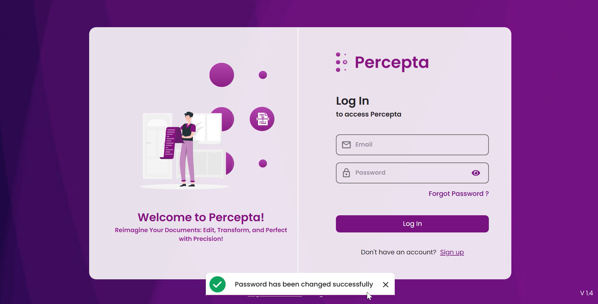 Password Change Success
